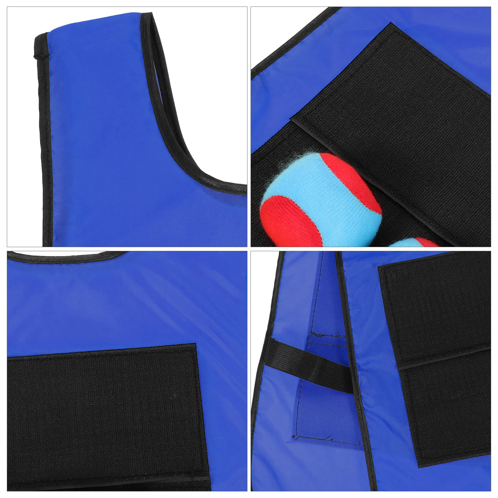 1 ensemble 1 ensemble de balles collantes pour enfants, jeu en plein air, gilet collant, accessoires de jeu, jeu de fête interactif pour enfants, jouet de jeu de groupe,