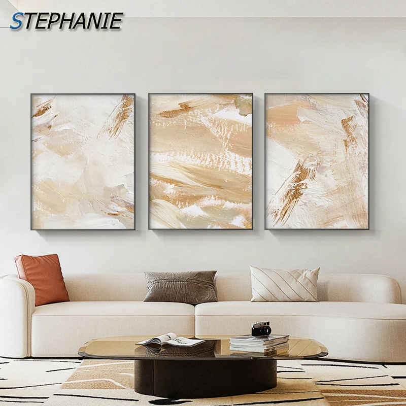 

Paint Texture Canvas Print Modern Abstract Wall Art Painting Nordic Decoration Pictures for Living Room Scandinavian Wall Poster