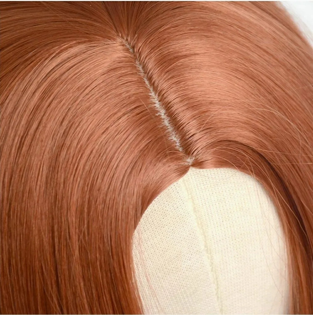 Lange Lace Front Pruik Kastanjebruin Rood Rood Blond Blend Heat OK pruiken