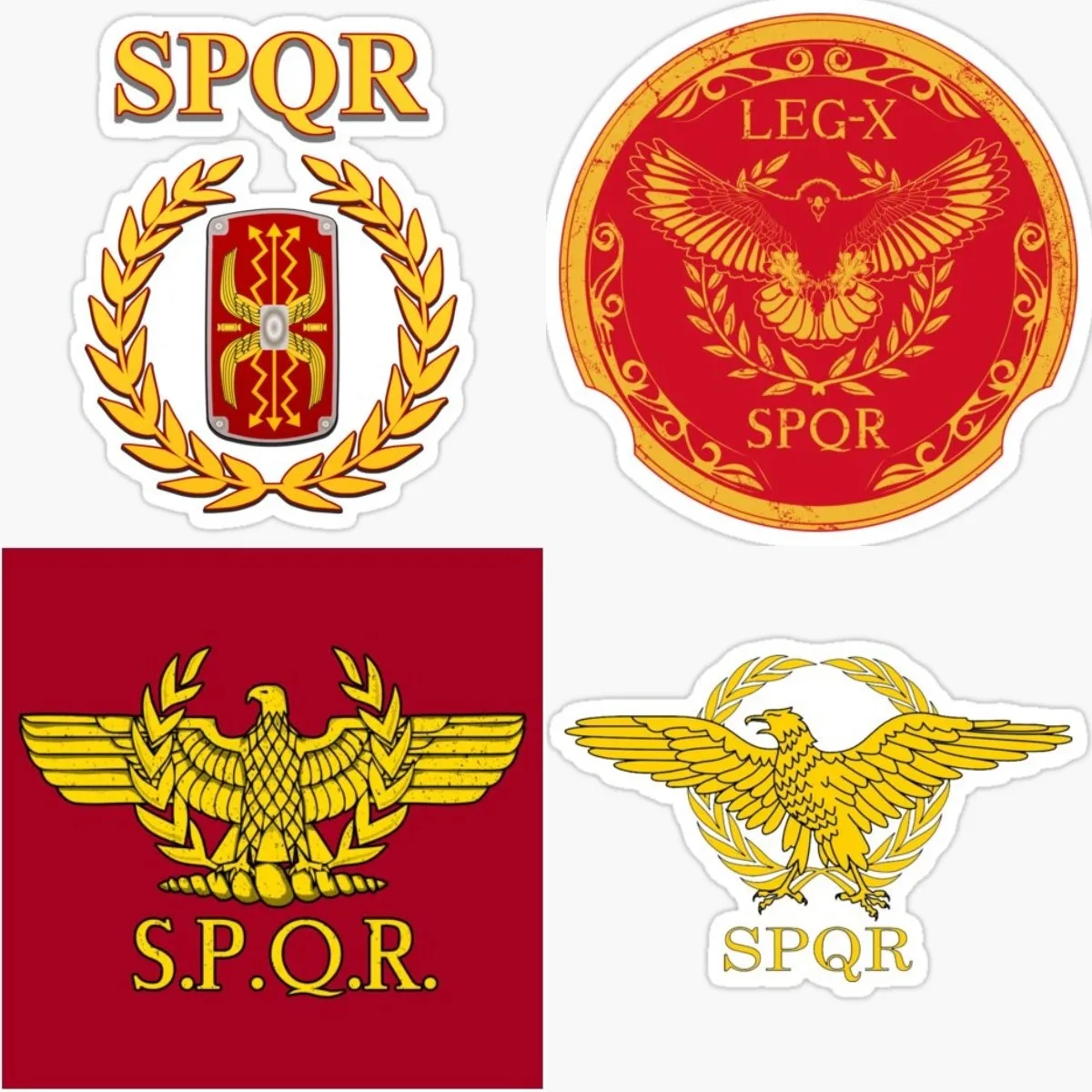 

SPQR Rome Creative Car Sticker Personality Decal Suitable Car Gadgets Automotive Accessories Motorcycles Adhesive Vinyl Decals