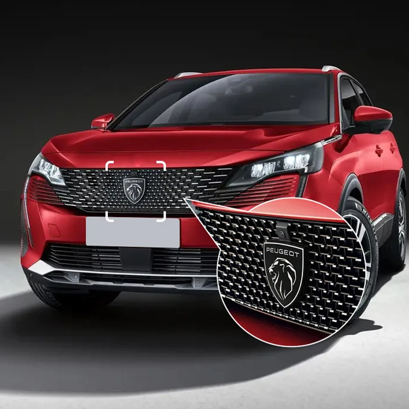 

Эмблема Peugeot из нержавеющей стали: задняя наклейка, передняя эмблема, логотип на руль для моделей 308, 3008, 2008, 306, 307, 408, 407, 5008, 508