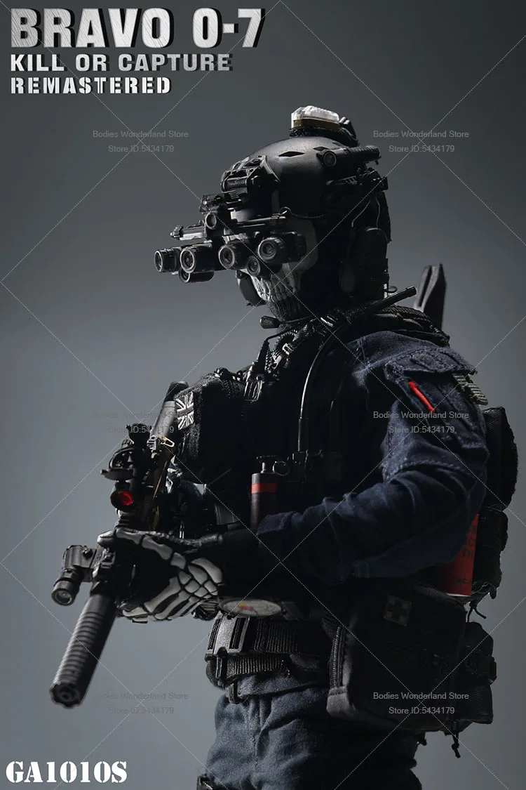 Easy&Simple GA1010S 1/6 Scale BRAVO 0-7 Night Battle Ghost Male Soldier 12inch Action Figure Doll Collection - view 4