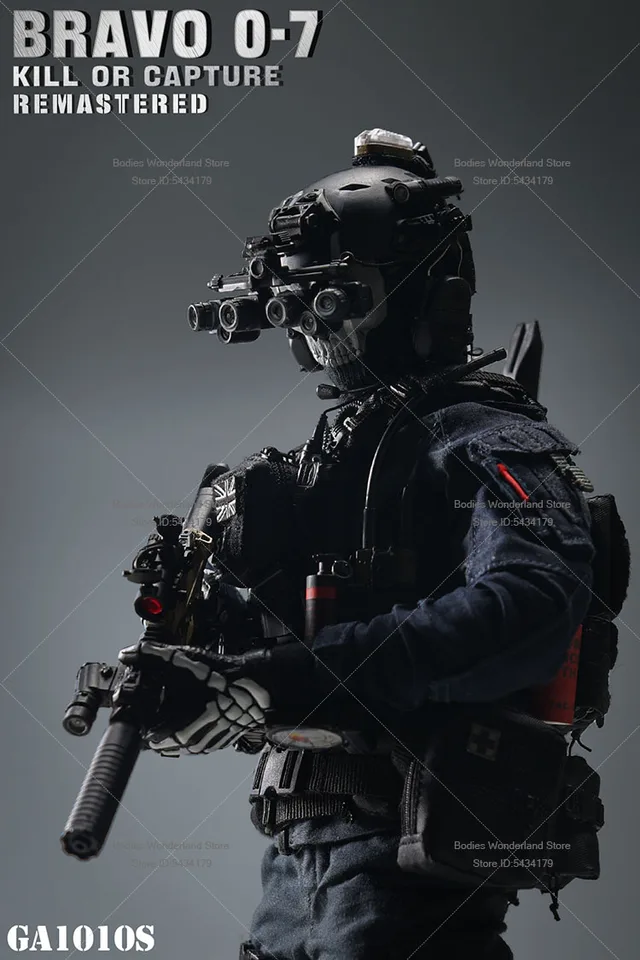 Easy&Simple GA1010S 1/6 Scale BRAVO 0-7 Night Battle Ghost Male