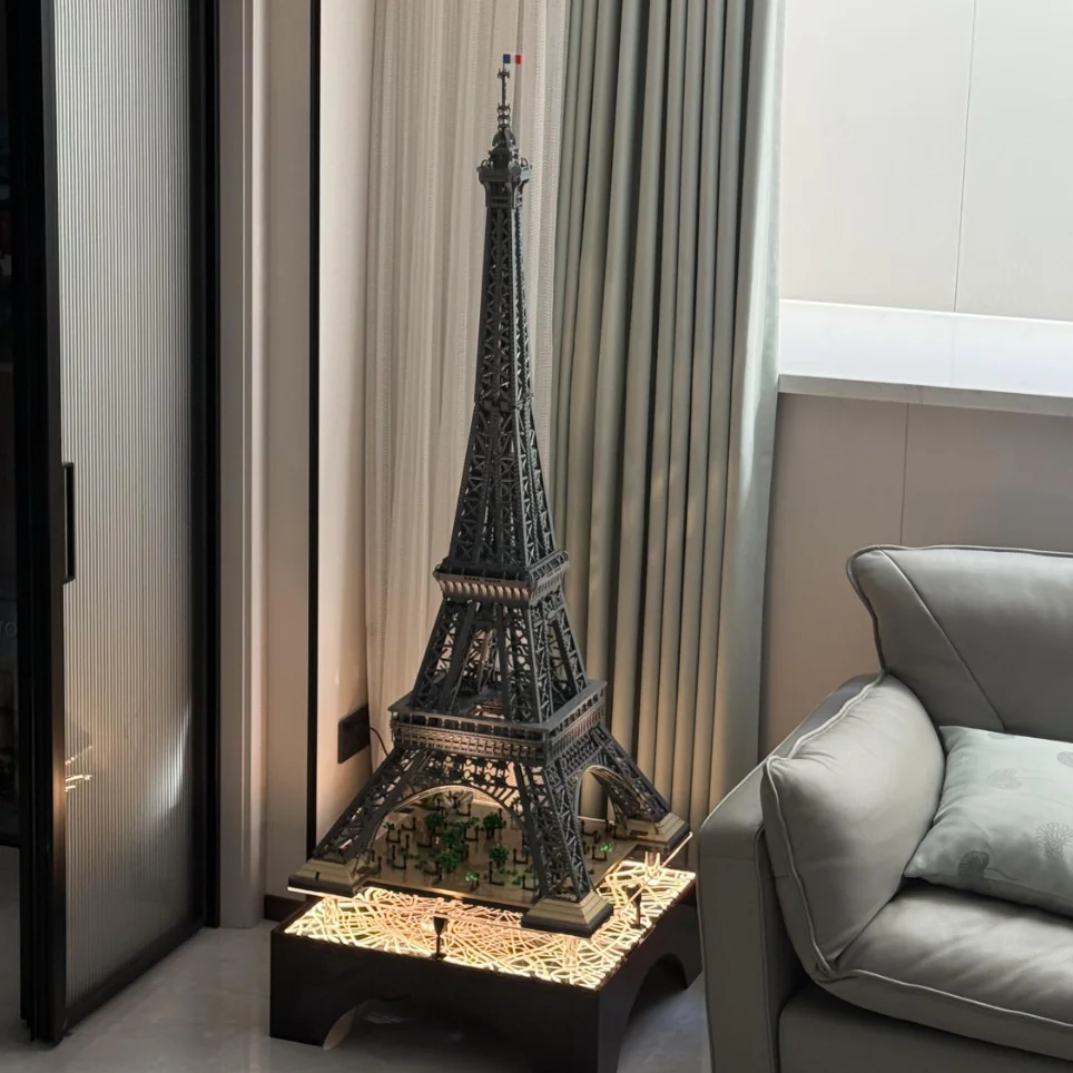 

10001 шт. Большие строительные блоки в виде Эйфелевой башни, кирпичики, подарки для детей на день рождения и Рождество, игрушка, В НАЛИЧИИ