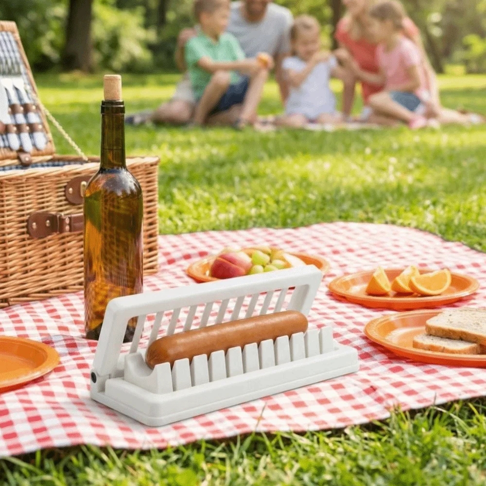 Multi-functional Fancy Slicing Sausage Slicer Efficient Precision Mesh Banana Slicer Household Vegetable Slicer Cooking