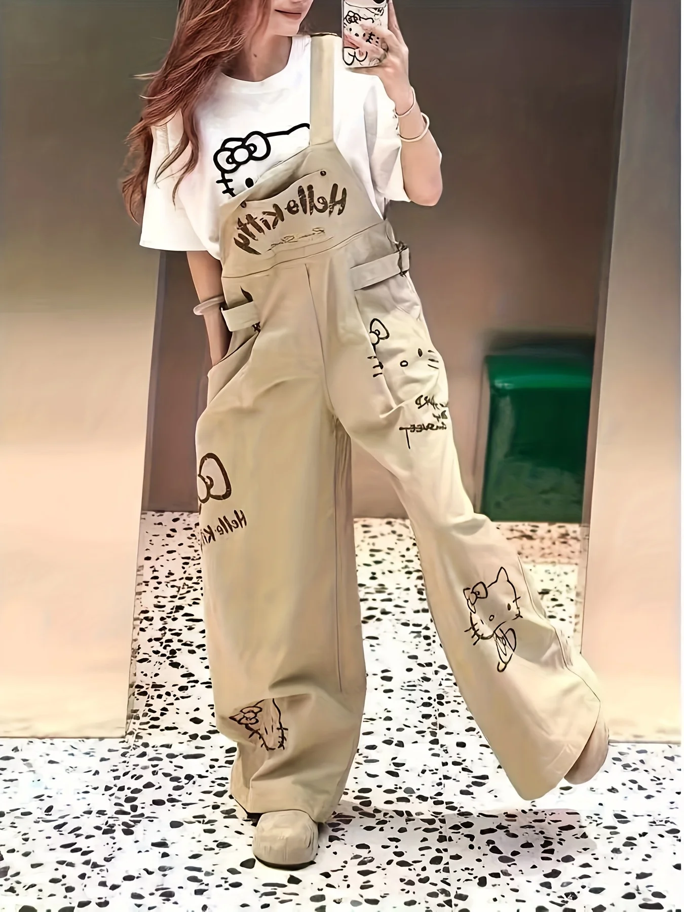 Variant: Hello Kitty Overalls