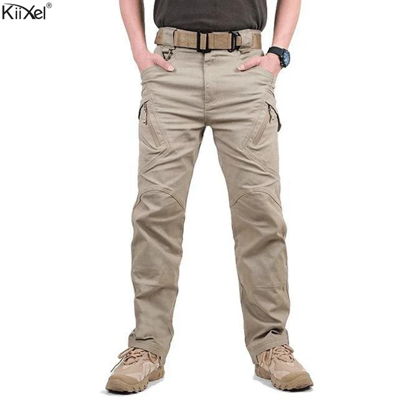 IX9(II) Military Tactical Hiking Pants Combat Trousers Swat Army Hunting Pants Mens Outdoors Pants Casual Cotton Trousers