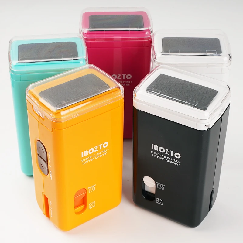 Inozto Network Red Paper Shredder tre In una funzione intersection Seal Opener Office Automatic Mini Home Small conveniente