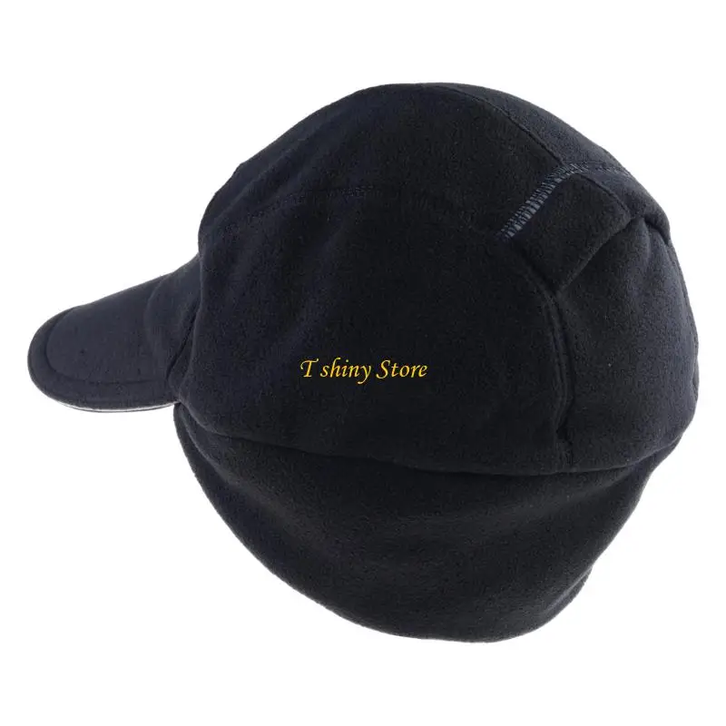 N58F Light weight Breathable Knitted Hat With Ear Flaps Comfortable Stretchy Hat