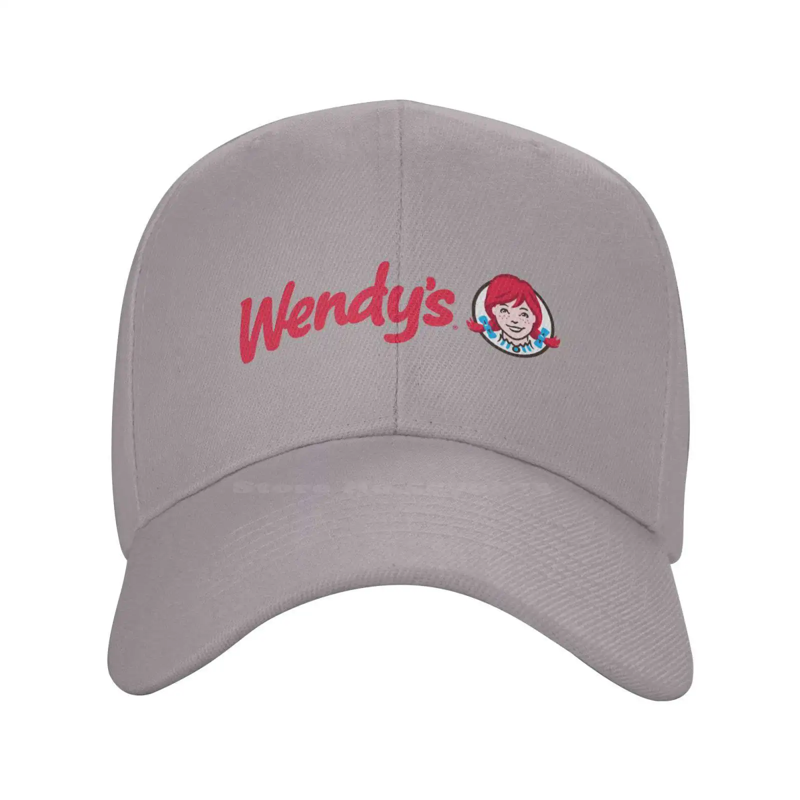 Wendys Logo Print Graphic Casual Denim cap Knitted hat Baseball cap