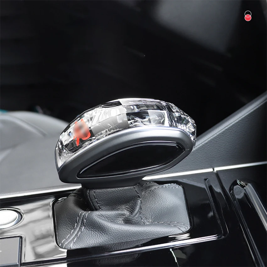 

Car Replacement Crystal Handle Gear Shift Knob Decor Car Cover For Volkswagen VW Touareg MK4 CR 2019 2020~2024 Auto Accessories