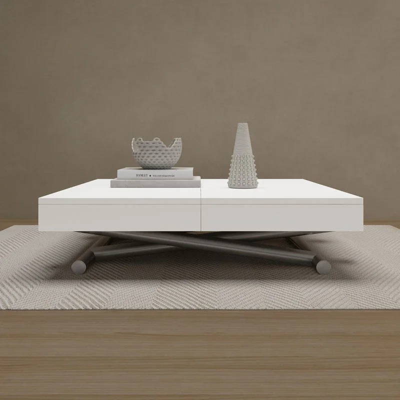etractable coffee table, changing dining table integrated dual-purpose multi-function, movable small apartment retractable