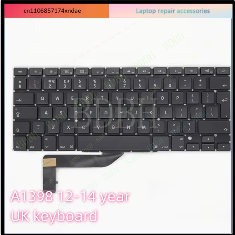 New A1398 Keyboard for Macbook Pro Retina 15