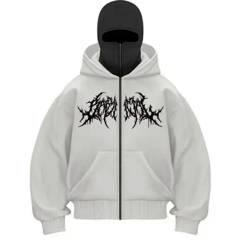 2026 Autumn and Winter New Men's and Women's Casual Sportswear With Hooded Mask Design, Sporty and Fashionable Plus Size Hoodie