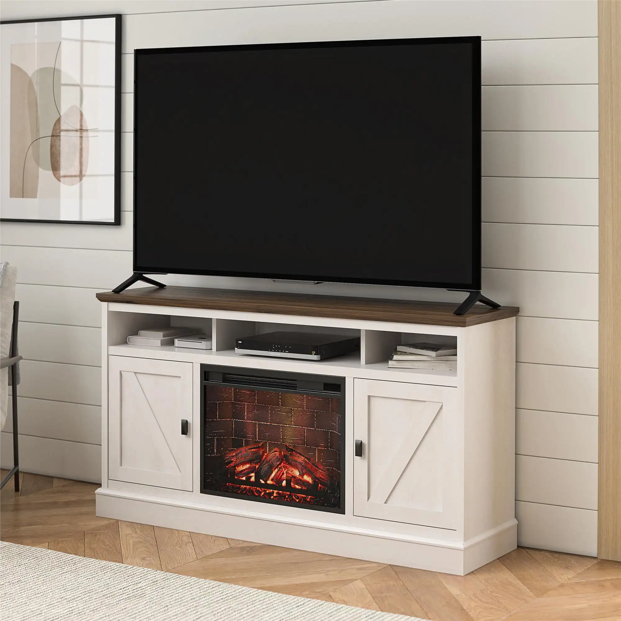 Fireplace TV Stand for Tvs up to 65