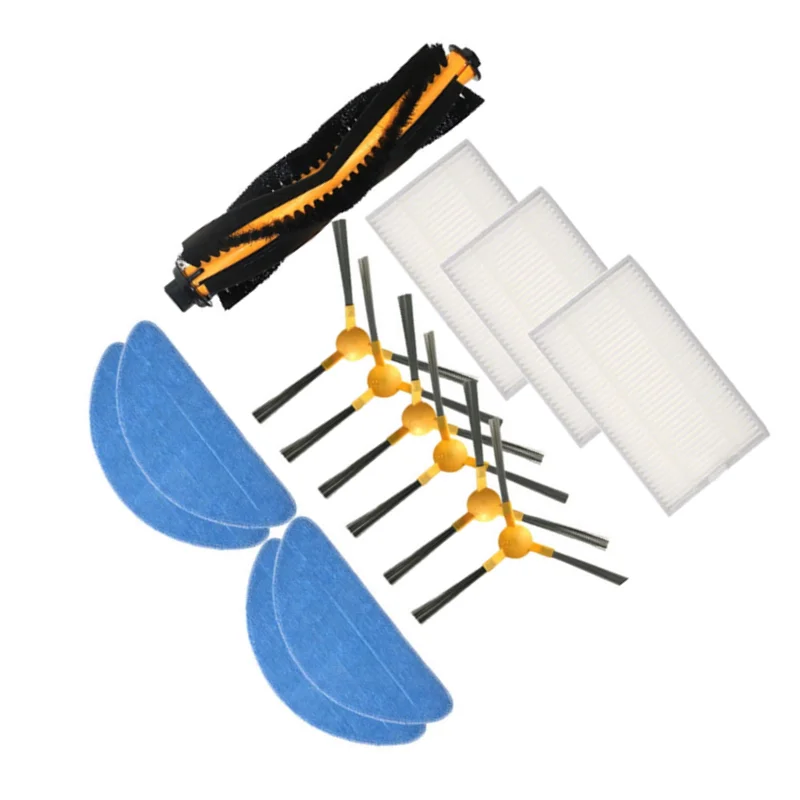 Spazzola principale filtro HEPA spazzola laterale filtro primario panno per mocio per parti di aspirapolvere robotico Blaupunkt Bluebot xboost