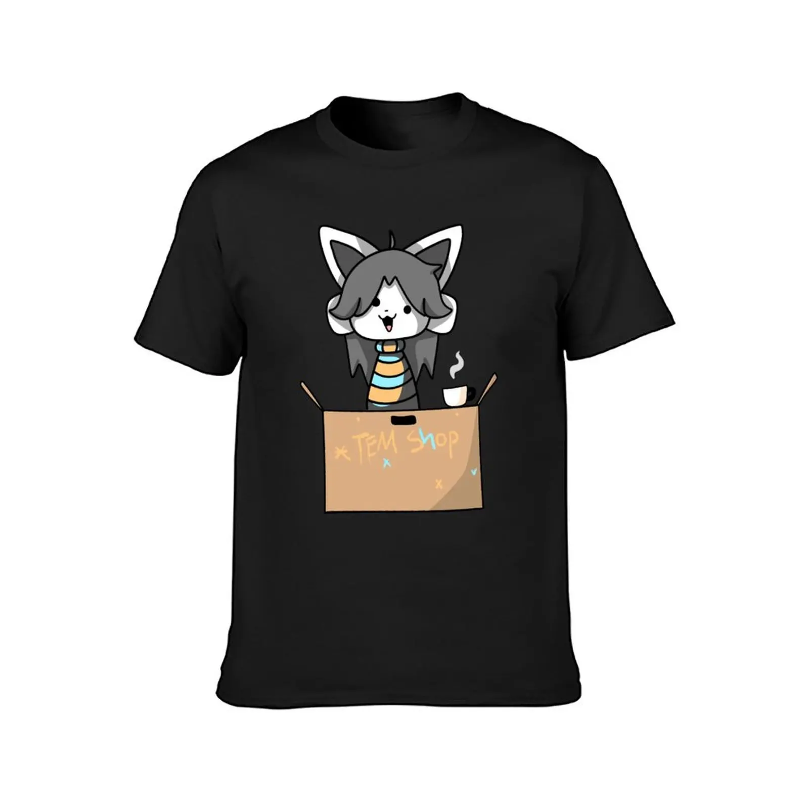 Inspired by Temmie from Undertale T-Shirt anime clothes plain aesthetic clothes t shirts for men cotton