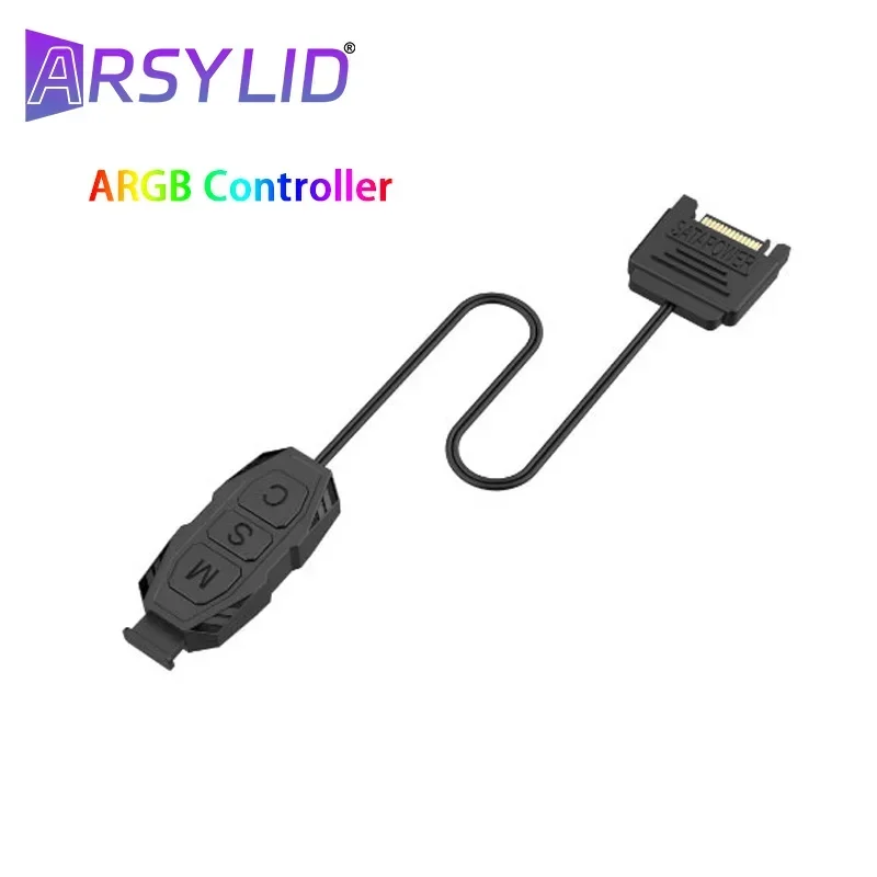 ARSYLID 5V 3pin ARGB Controller Color Fan Light