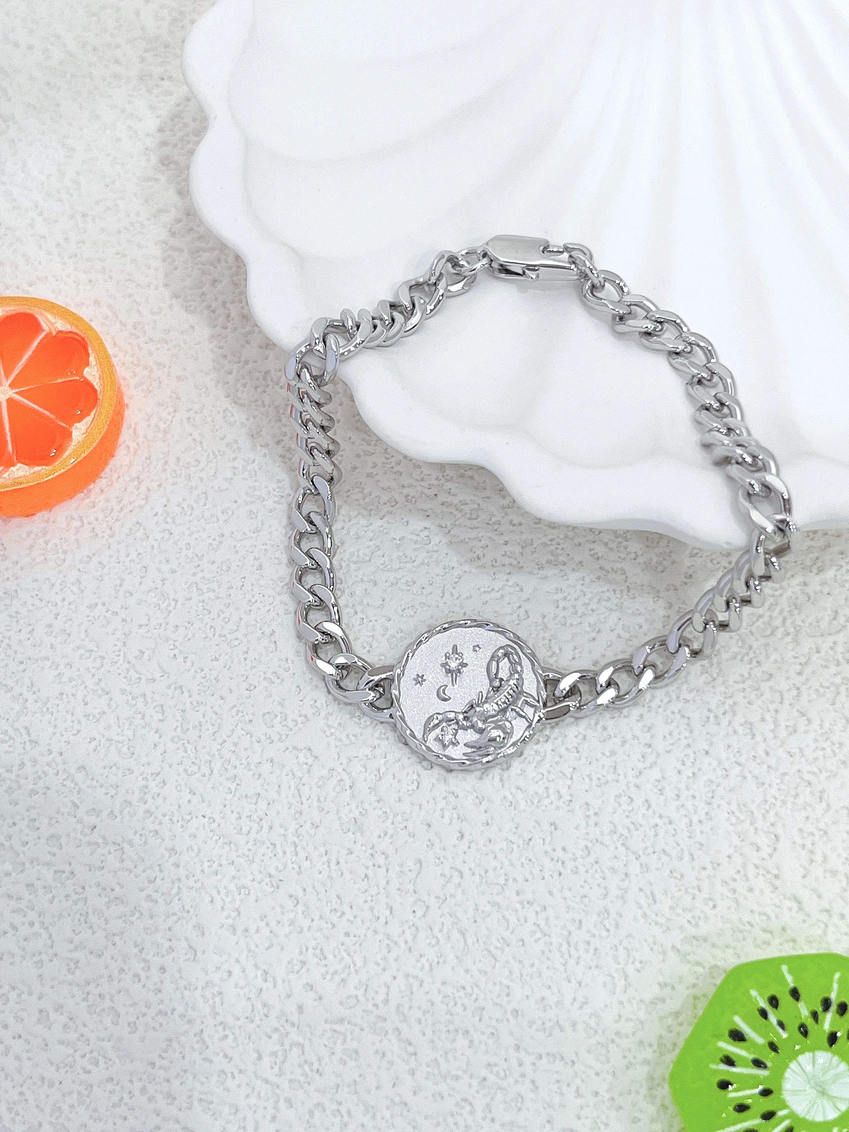 

12 Constellations Bracelet Set for Men And Women Trendy High-Class Sense Astrology Jewelry Cross-Border Popular