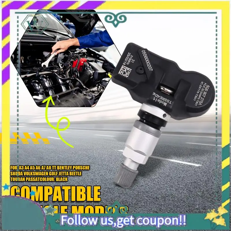 

A82U-4PCS 5Q0907275A Датчик давления в шинах TPMS для A3-A8 TT Bentley Porsche Skoda VW Golf Jetta Beetle Touran Passat Новый