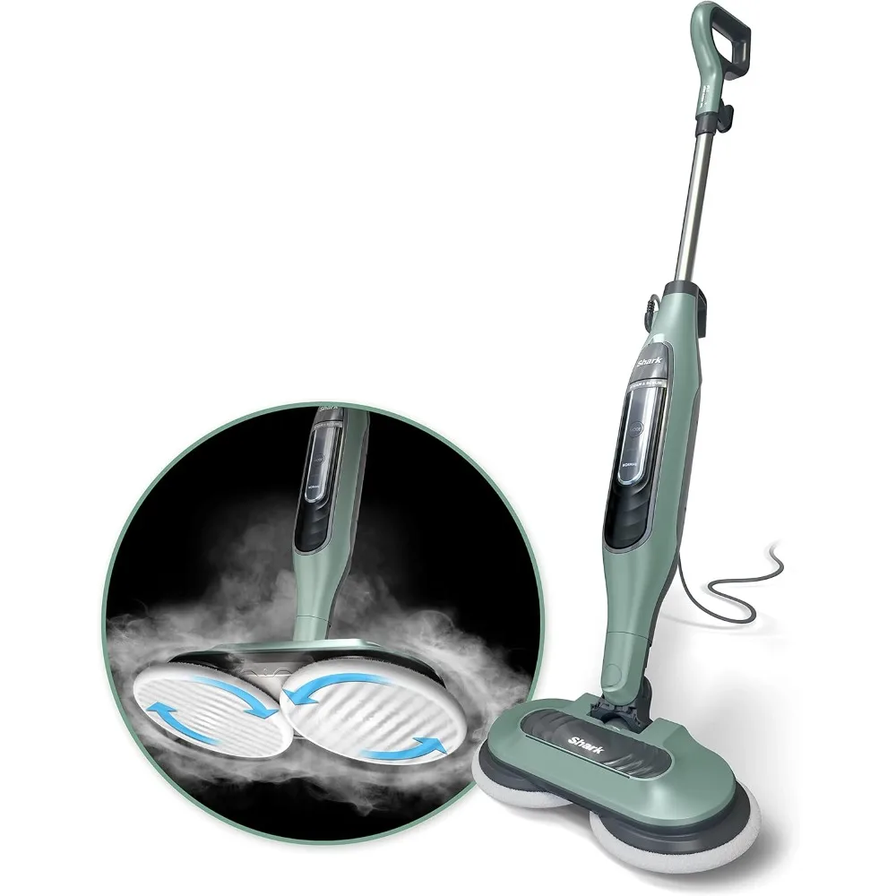 Steam & Scrub All-in-One Scrubbing and Sanitizing Hard Floor Steam Mop, Pure Water