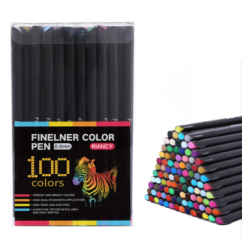 New Fine Tip Pens 100 Colors Pens Fineliner Pens Journal Planner Pens for Bullet Journaling Note Taking Office School Supplies