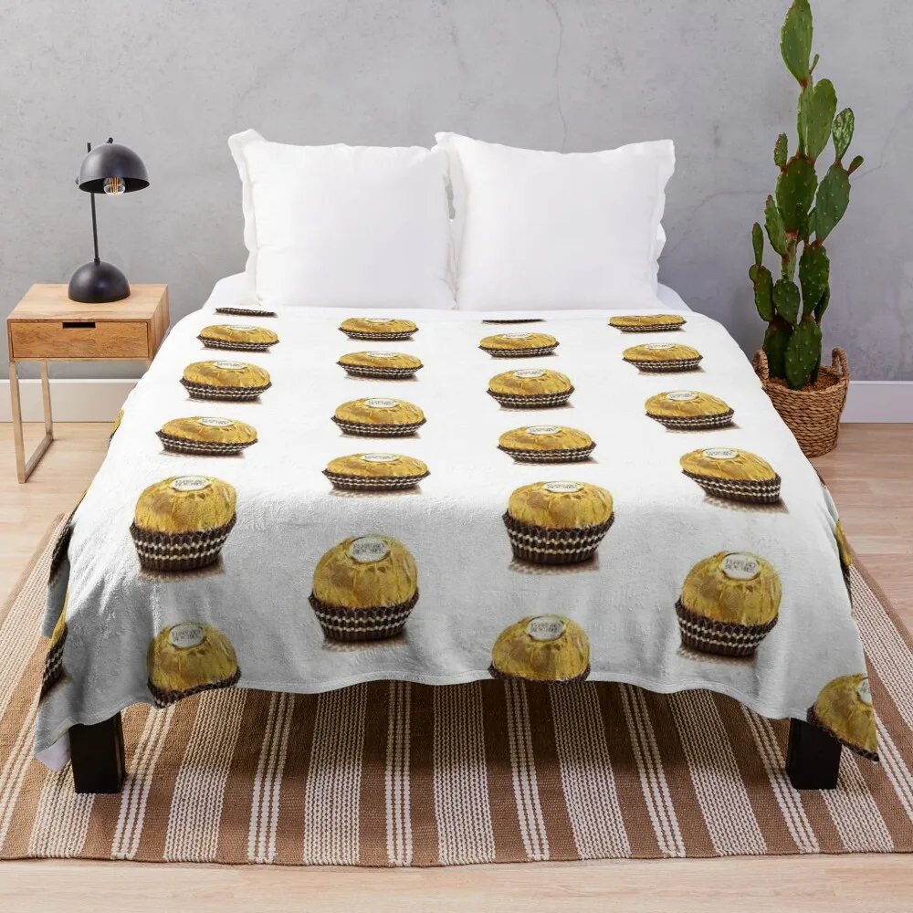 Ferrero Rocher 2 Throw Blanket Fashion Sofa Blankets Blankets For Sofas Heavy Blanket Furry Blanket