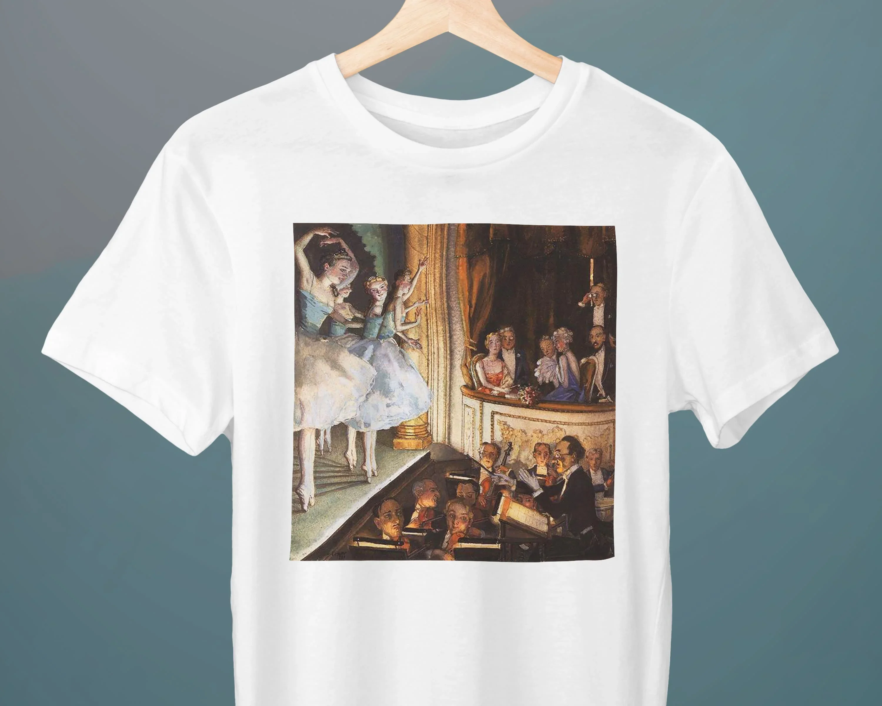 Русская балетная футболка Константин сомов унисекс с рисунком Русская балетная футболка Константин сомов унисекс с рисунком