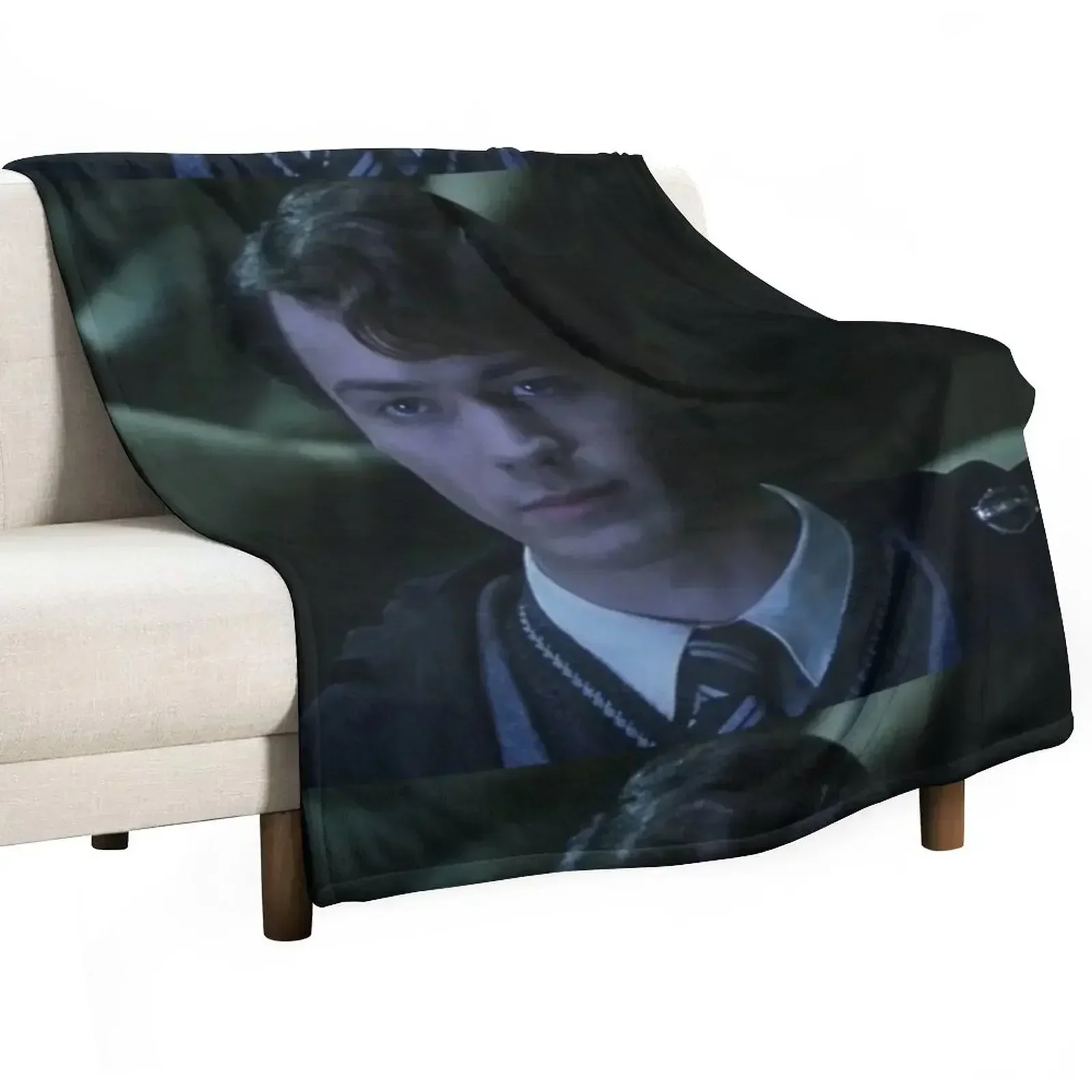 Tom riddle Throw Blanket wednesday Picnic Luxury Brand Retros Blankets