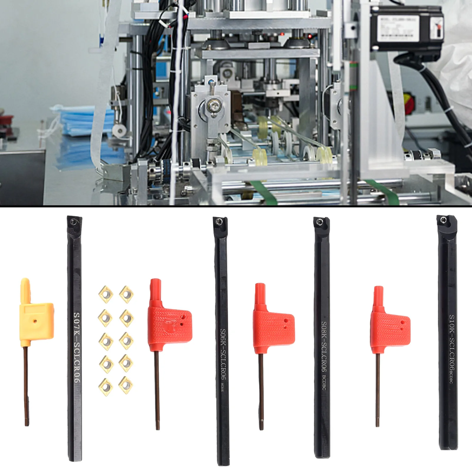

High Performance Metal Boring Bar Set for CNC Lathe Turning Suitable for Semi Finishing and Finishing Operations