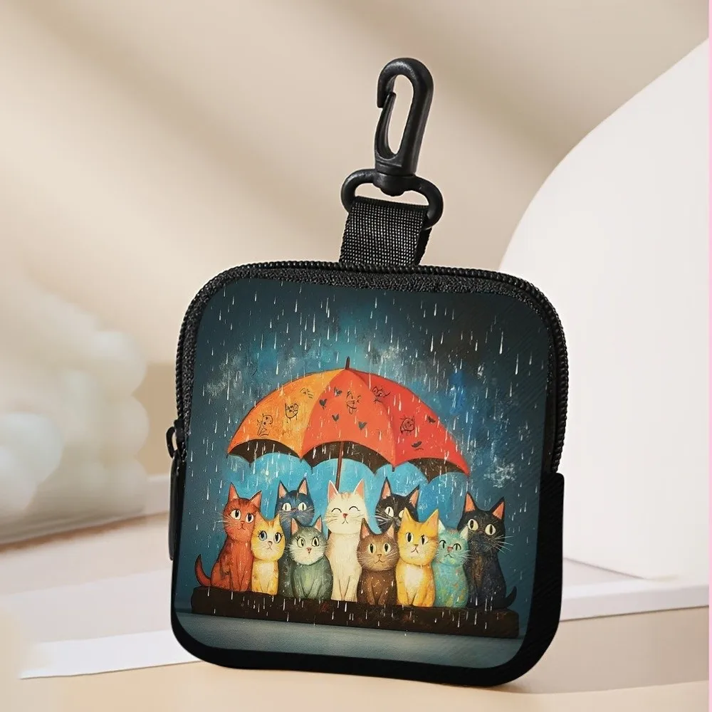 NEW PVC Dog Coin Purse Water-resistant Lightweight Change Purse Portable Mini Earphone Bag Friends Gift
