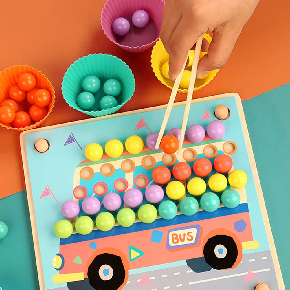 Pinça de madeira para crianças, ferramenta divertida, brinquedos de habilidades motoras finas, educação infantil, brinquedos educativos para crianças