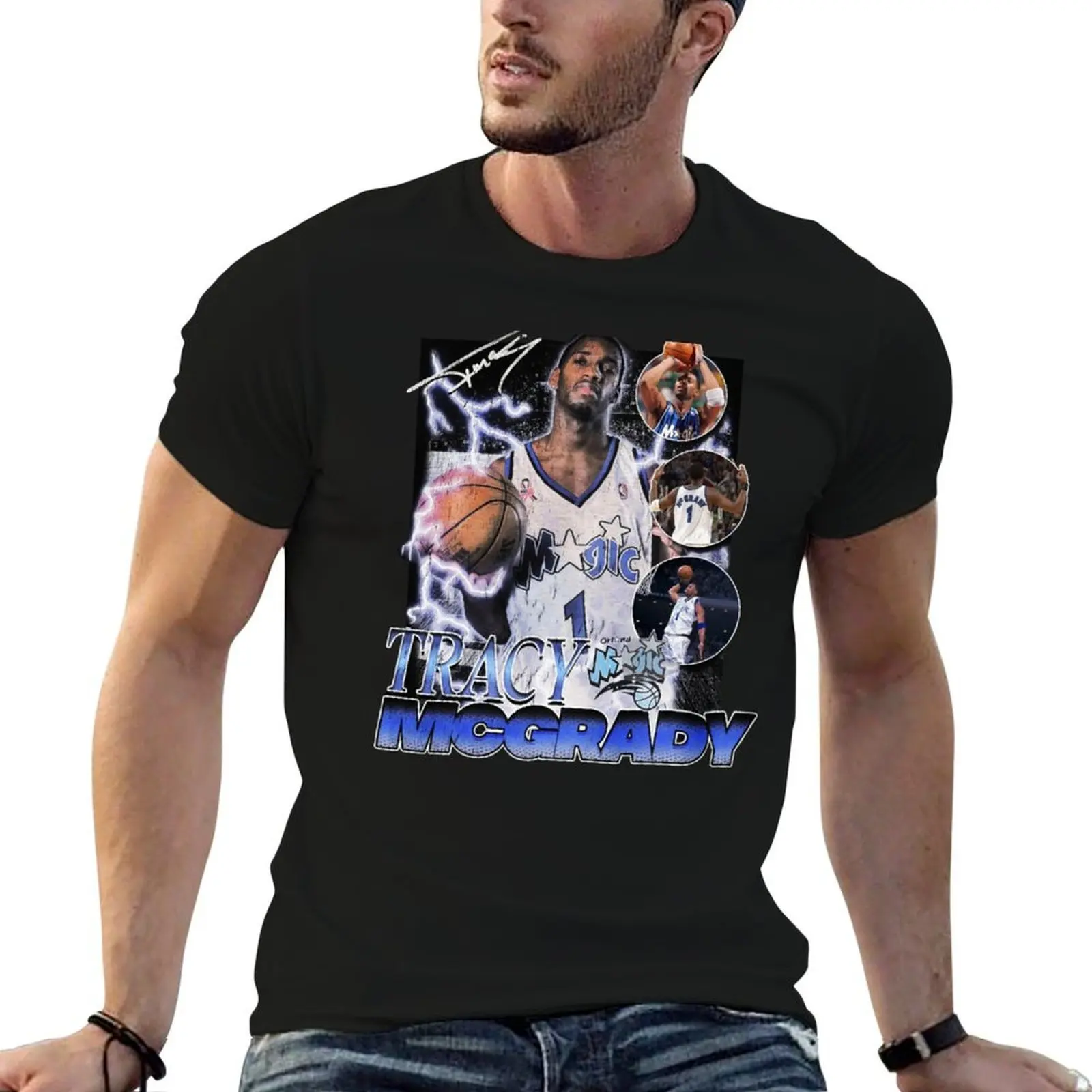 

Tracy-McGrady-Orlando T-Shirt man t shirt summer cotton t shirt man T-Shirt