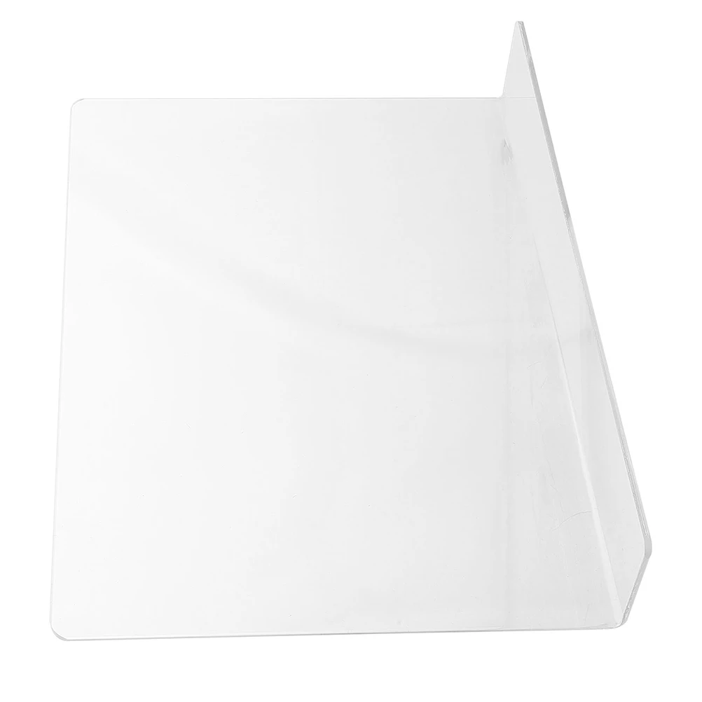 

Acrylic Sink Splash Guard Kitchen Bathroom Anti Splashing Plate Smooth Edges Safe Easy Install Adhesive Tapes Water Flap
