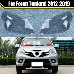 Car Front Headlamp Head Lamp Light Lampshade Lampcover Auto Glass Lens Shell For Foton Tunland 2012-2019 Headlight Cover