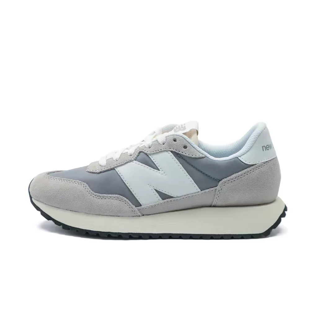 New Balance NB237 Unisex Gray Low-Top Runners – Shock-Absorbing Lightweight Durable Sole & Comfortable Fit MS237RCS