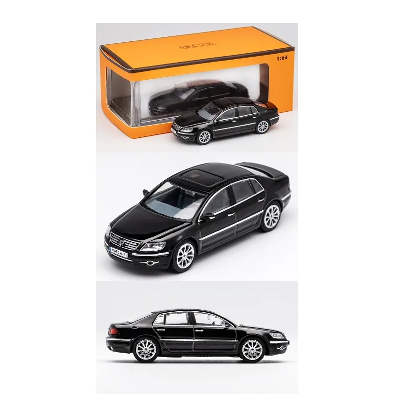 1:64 GCD Volkswagen PHAETON W12, modelo de coche de aleación fundida a presión, juguete para niños, decoración para adultos, artículo de exhibición coleccionable.