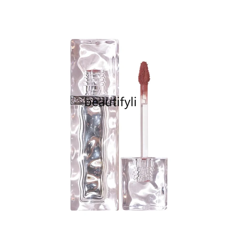 

Ice cube lip glaze lip mud autumn and winter lipstick lip gloss matte low saturation nude women