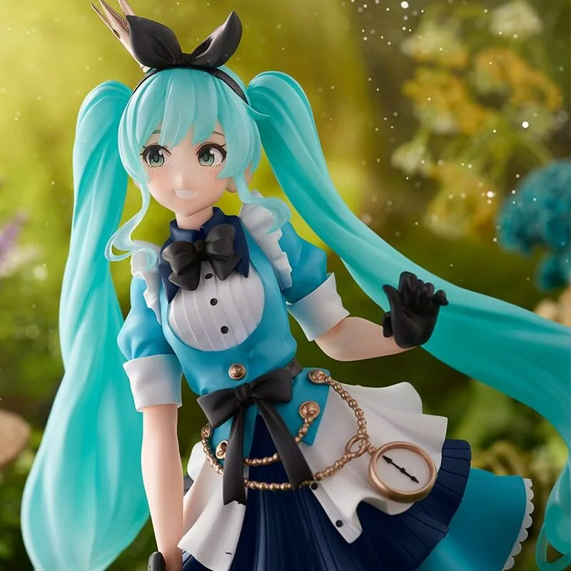 新品本物のバンダイ初音ミクアーティストmiku不思議の国のアリスフィギュアギフト既製装飾品在庫あり