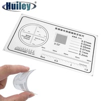 Calibration Ruler Transparent Film PET Microscope Micrometer Measurement Tape Line Coordinate Shaped for Measurement Software