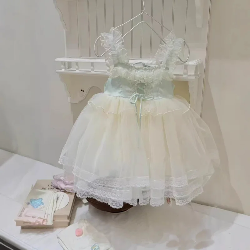 

Girls' Princess Dress2026Summer children's tulle dress for girls, birthday dress, tank dress, dress