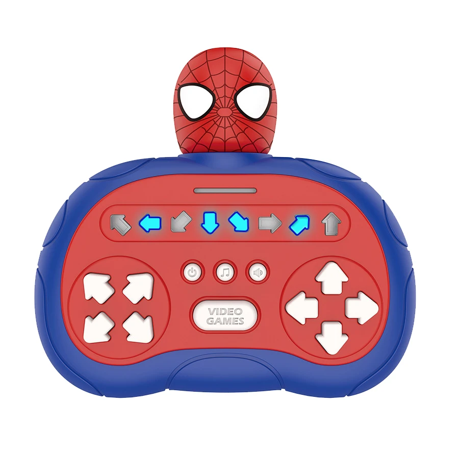 Snel Druk Spel Pop-up Fidget Bubble Elektronisch Pop it Pro Spel Pikachu Stitch Spiderman Licht Anti-stress Speelgoed voor Kinderen Cadeau