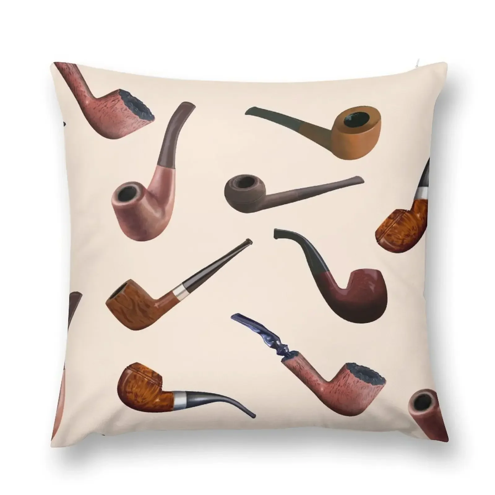 Tobacco Pipes Throw Pillow Decorative Pillow Covers For Sofa christmas decorations for home 2025 pillow