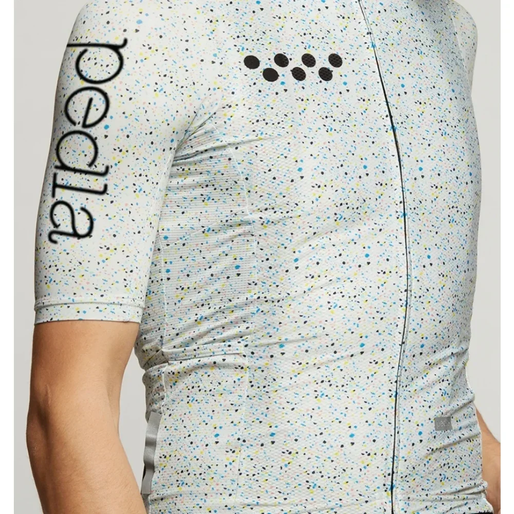 Camiseta de Ciclismo RM para Hombre, Camiseta de Ciclismo de Carretera de Alto Rendimiento, Camisetas de Ciclismo Transpirables, Ropa de Ciclismo Ligera Pro Aero