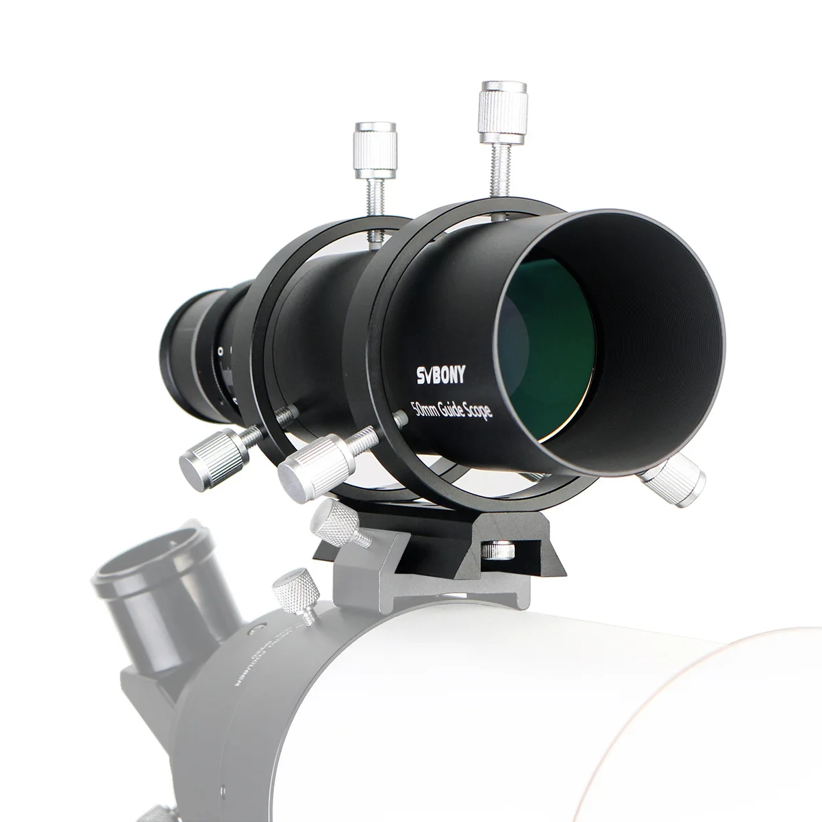 SVBONY SV106 Astronomisches Teleskop-Führungsspiegel mit Doppelspiralanschluss 50/60 Kaliber F4 Multifunktionale Verwendung – Detail 5