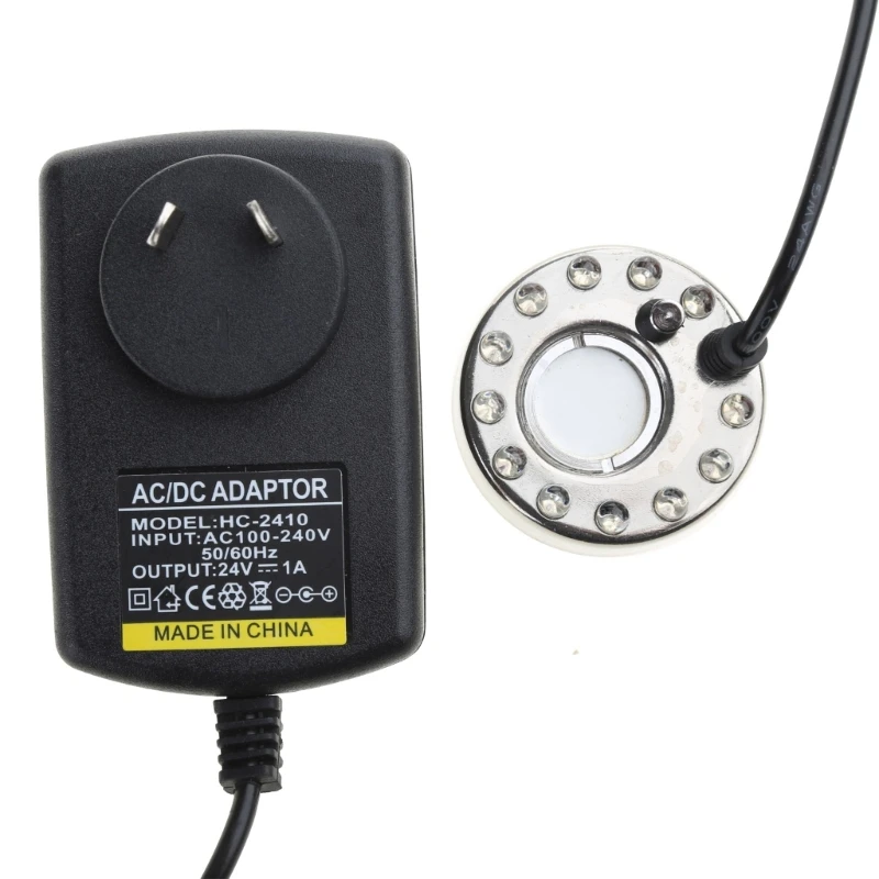 24V Siêu Âm Phun Sương Tạo Có Đèn LED Mini Phun Sương Tạo Ẩm Hình Ếch Con Vòi Phun Nước Máy Sương Mù Atomizer Tạo Ẩm & Loại Bỏ