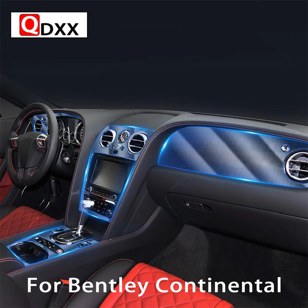 For Bentley Continental GT 2012-2017 Car Interior Center console Transparent TPU Protective film Anti-scratch Repair film Refit