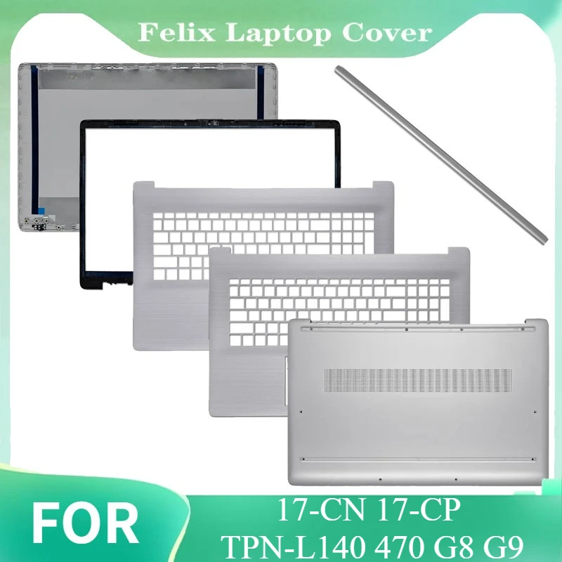 

Repalce Cover For 17-CN 17-CP TPN-L140 470 G8 G9 LCD Back Cover Front Bezel Upper Palmrest Bottom Base Case Hinges M58382-001