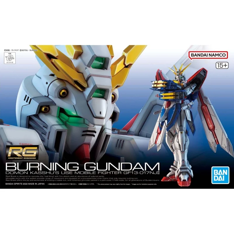 

В наличии: Оригинальная фигурка Bandai RG 1/144 RG-Gundam God Gundam, новая, в коробке, модель аниме-персонажа, игрушка