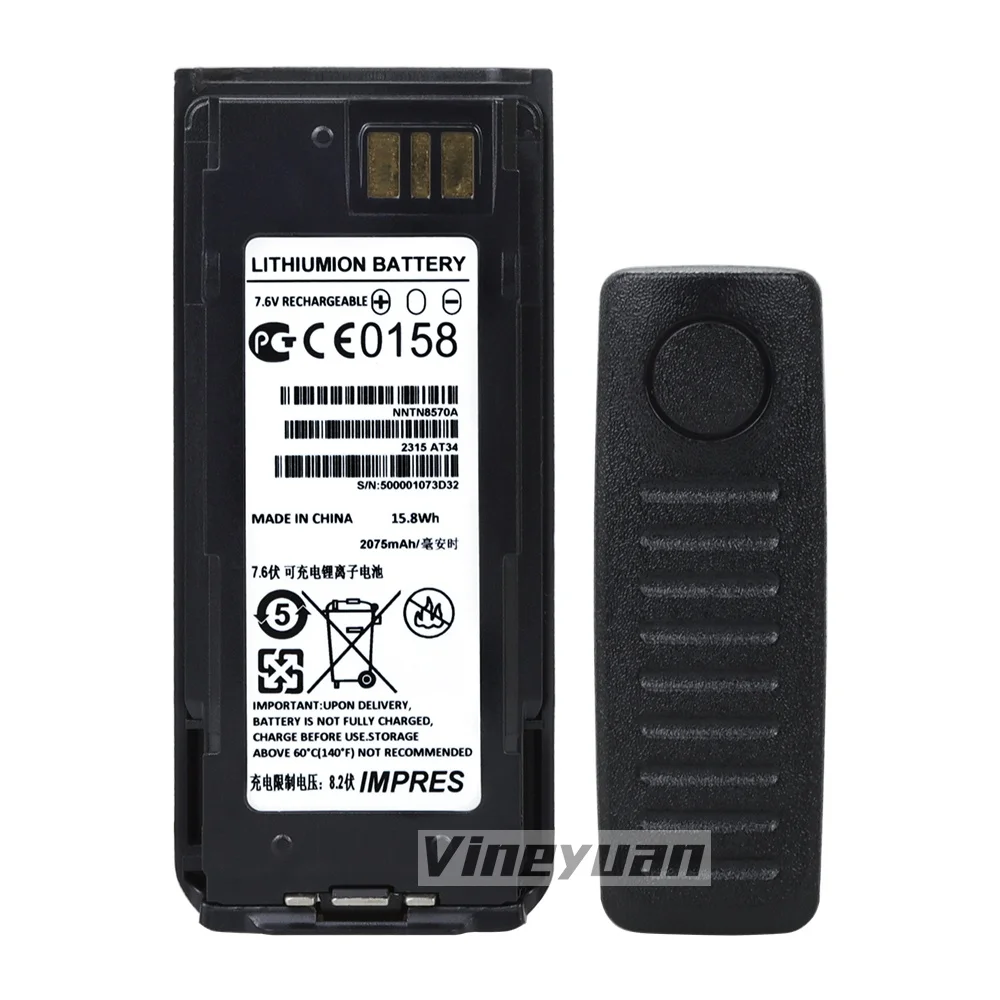 Nntn8570a Nntn8570 Impres Atex Oplaadbare Lithiumion Accu Voor Motorola Mtp8500 Mtp8550 Mtp8550ex Mtp8500ex Atex Radio 'S